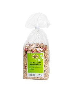 Bio Amaranth-Beeren Müsli 500g - nährstoffreiche Zutaten - für ein gesundes Frühstück - aus biologischer Landwirtschaft von Rosenfellner Mühle