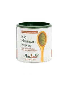 Bio Hanfblattpulver 80g - Vitamin C - Kalzium und Magnesium reich - Perfekt geeignet als Smoothie von Hanfland