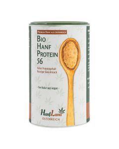 Bio Hanfproteinpulver 56 Prozent Protein 500g