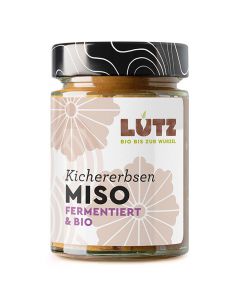 Bio Kichererbsen-Miso 190g - Fermentierte Bio-Speisewürzpaste aus Kichererbsen von Bio-Lutz