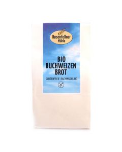 Bio Buchweizenbrot glutenfrei Backmischung 500g - mild nussiger Geschmack - enthält viel Lysin - für Allergiker geeignet von Rosenfellner Mühle