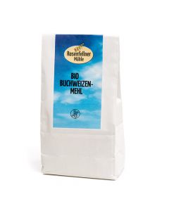 Bio Buchweizenmehl glutenfrei 500g - süß nussiger Geschmack - Pseudogetreide - aus biologischer Landwirtschaft von Rosenfellner Mühle