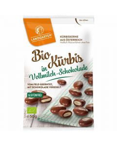Bio Kürbis in Vollmilch Schokolade 50g