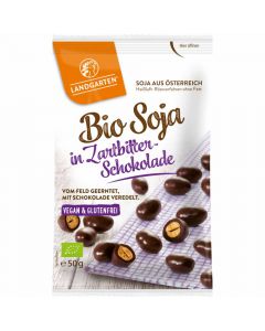 Bio Soja in Zartbitter Schokolade 50g 