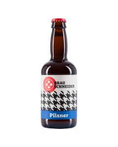 Pilsner Lagerbier 330ml - Pilsner Malz - helles Carapilsmalz - besondere Hopfung - herber Charakter - untergäriges Bier von BrauSchneider