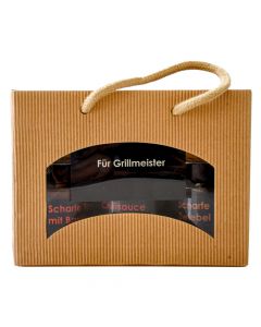 Geschenkbox Für Grillmeister Saucen 3x155g
