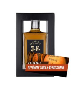 Original Rye Whisky JH 700ml inklusive Gutschein von der Whiskyerlebniswelt Haider - Geschenkidee für Whisky Liebhaber