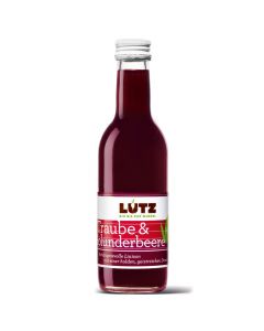 Bio-Fruchtsaft Traube und Holunderbeere 250ml - natürliche Süße - ohne jegliche Zusatzstoffe - Vitaminkick von Bio-Lutz