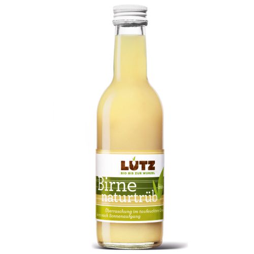 Bio-Fruchtsaft Birne naturtrüb 250ml - typisch fruchtiges Aroma - wertvolle Vitamine - Geschmack nach frischen Birnen von Bio-Lutz
